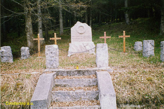 Ex cimitero a.u. Reggimento Salisburghese altopiano Fiorentini