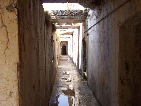 Un altro corridoio del forte