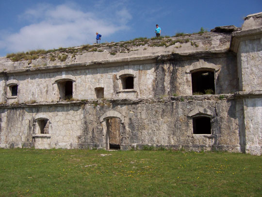 L'esterno del forte