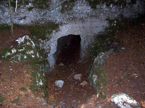 Ingresso della caverna